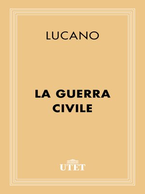 cover image of La guerra civile